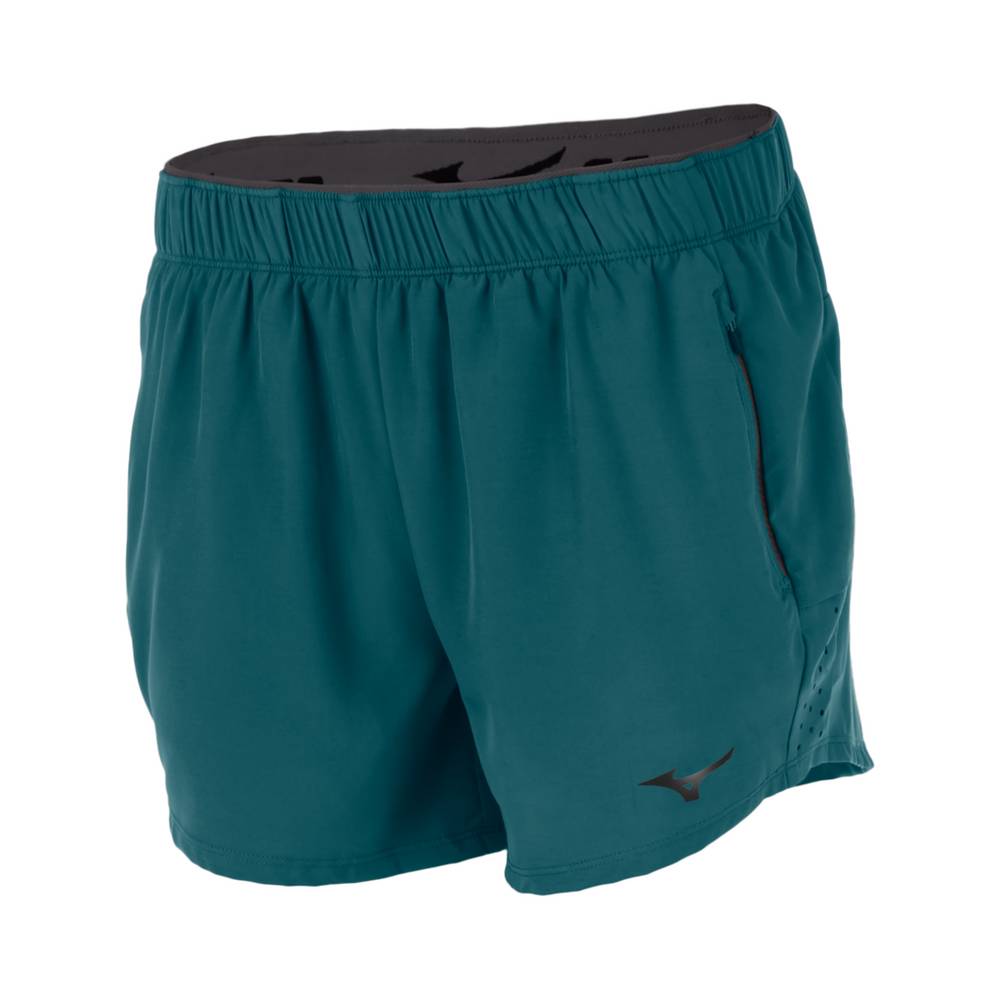 Pantalones Cortos Mizuno Alpha 4" Mujer Azules Outlet TFJW-92861